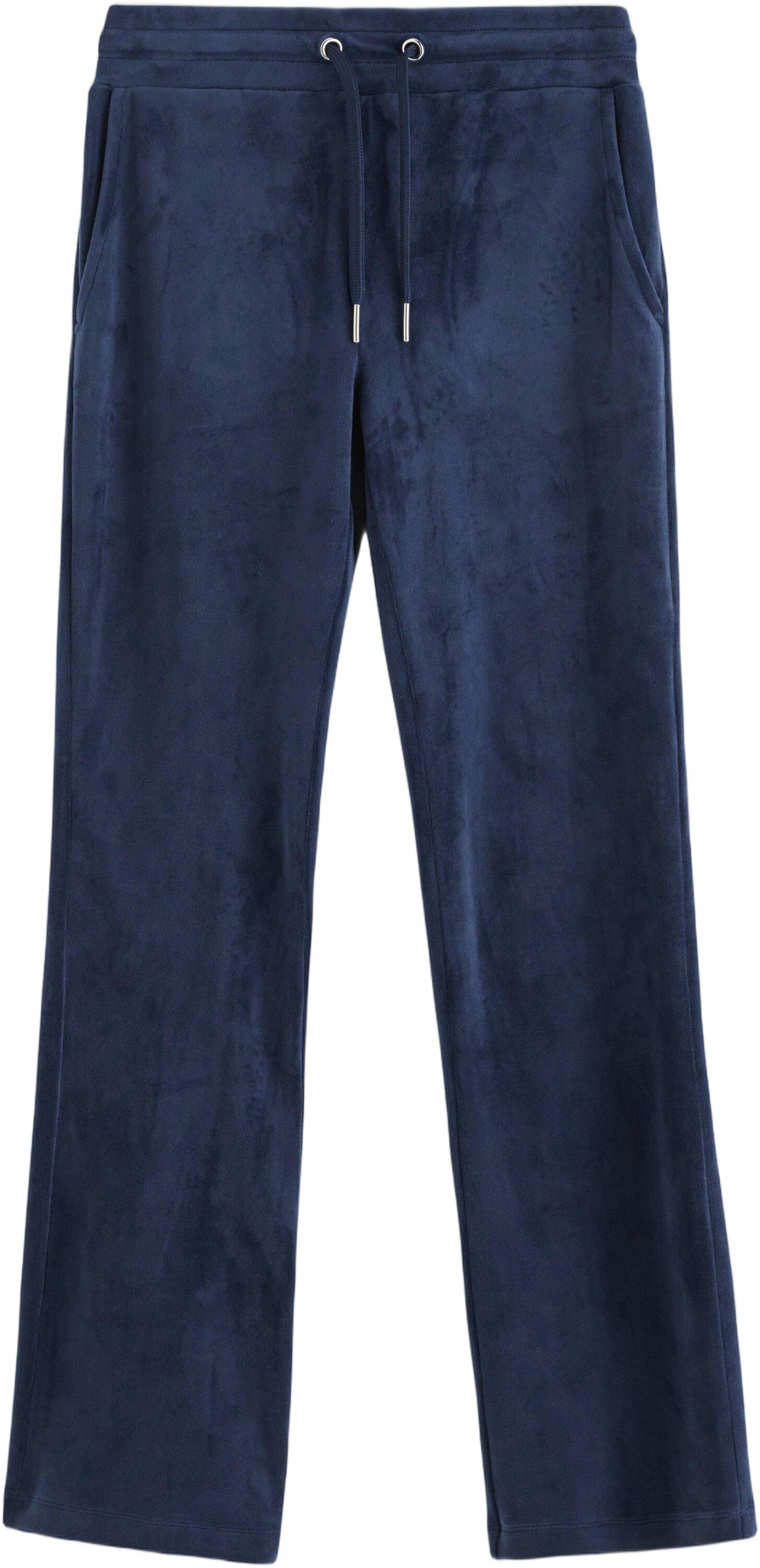 Soft jersey trousers in velour with