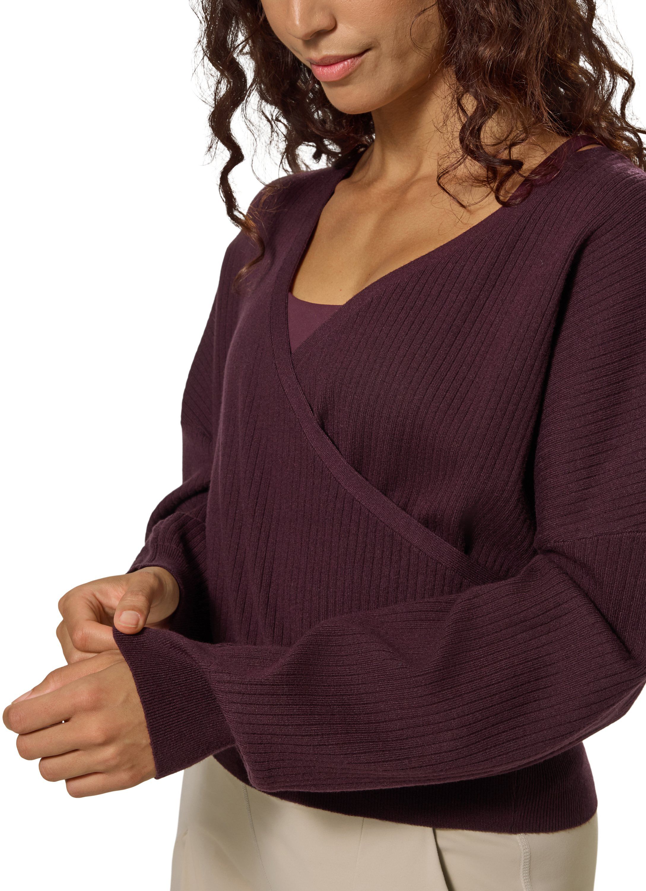 ENE KNITTED W WRAP SWEATER