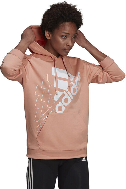 Brand Love Slanted Logo Relaxed hættetrøje