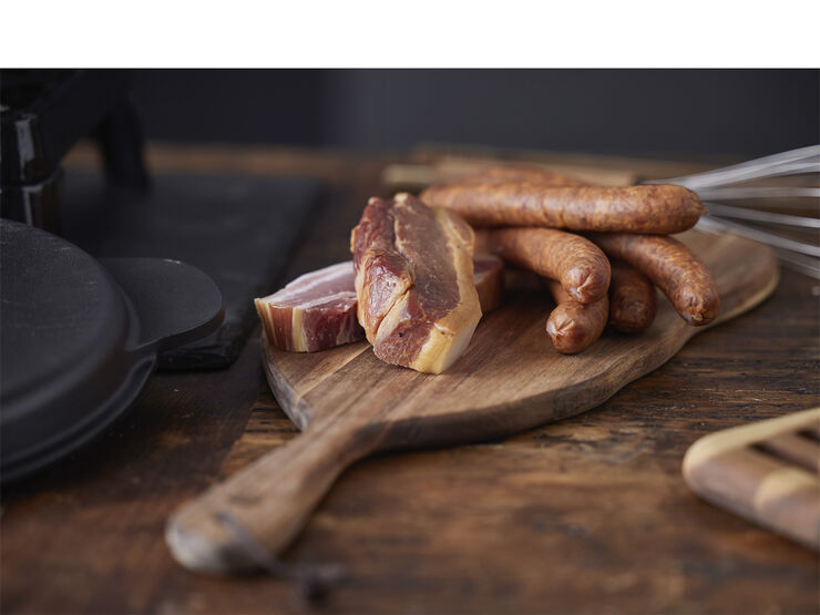 Skære-/serveringsbræt 44x22,7x1,5 cm Akacietræ