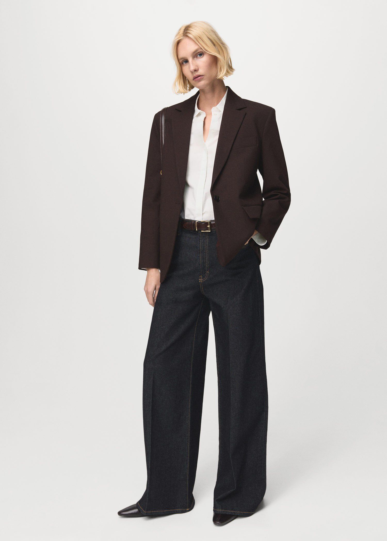 Slim-fit poplin shirt