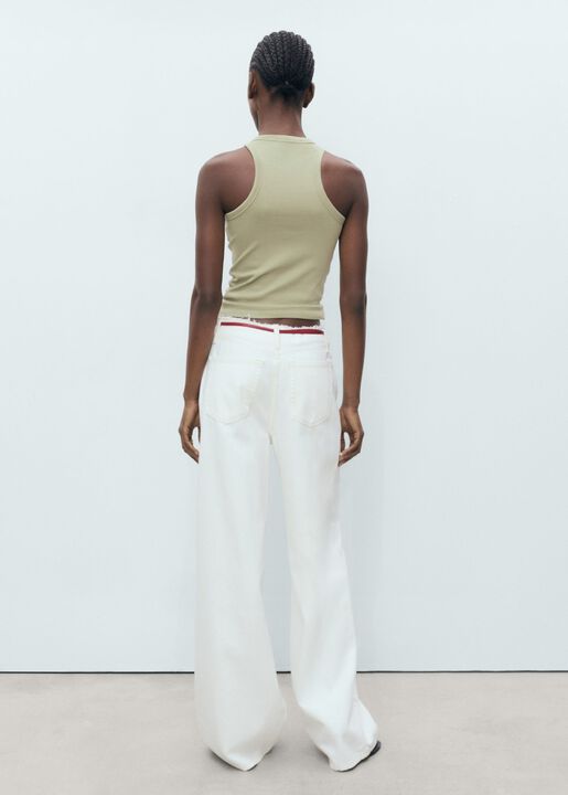 Cotton top with straps