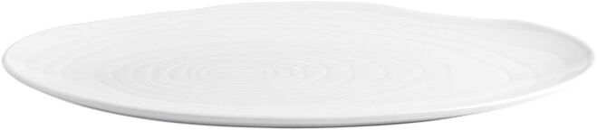 Boulogne tallerken oval, hvid L23cm
