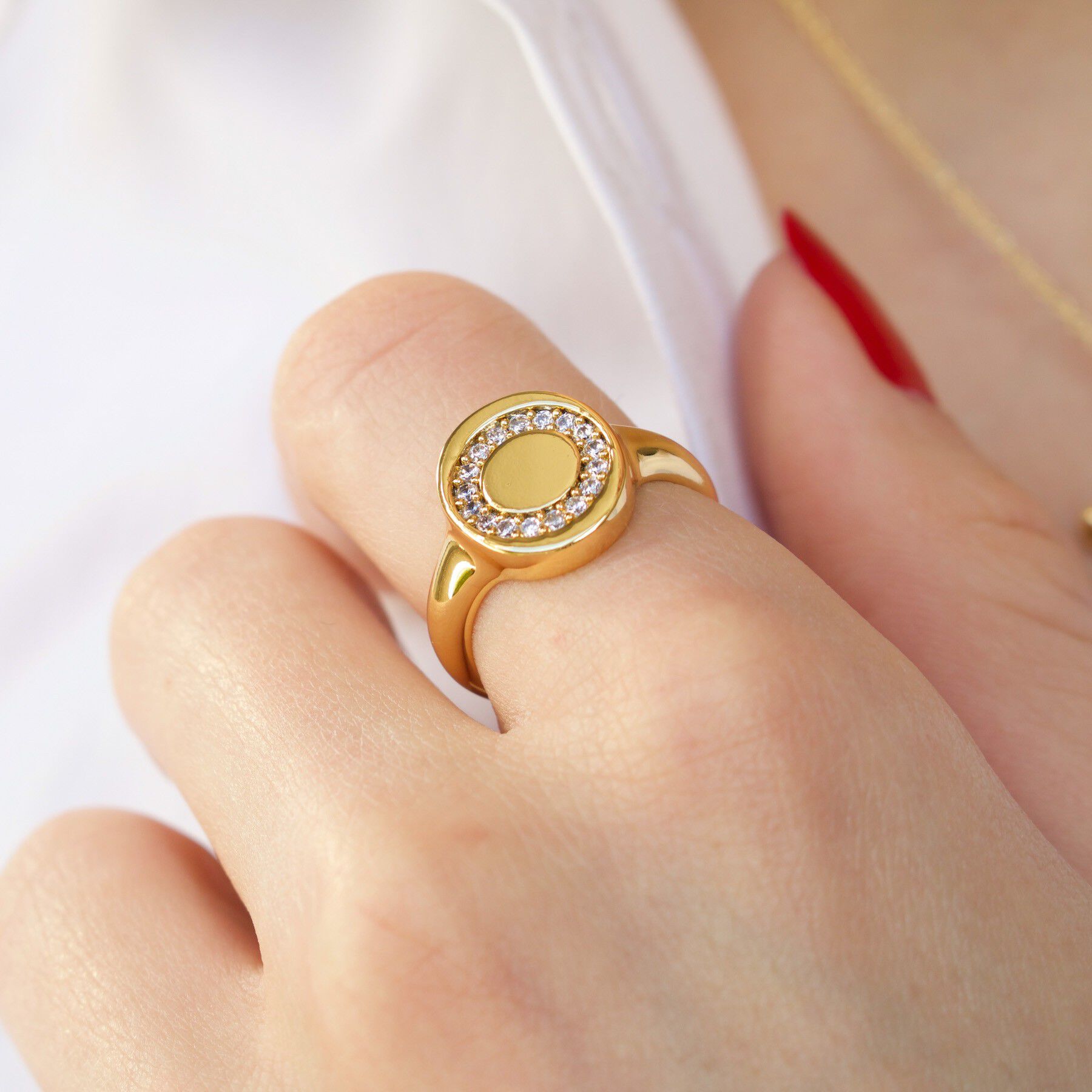 Circle of Life Signet Ring