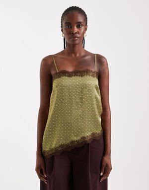 TSDENIJA LACE TRIM CAMI WVN