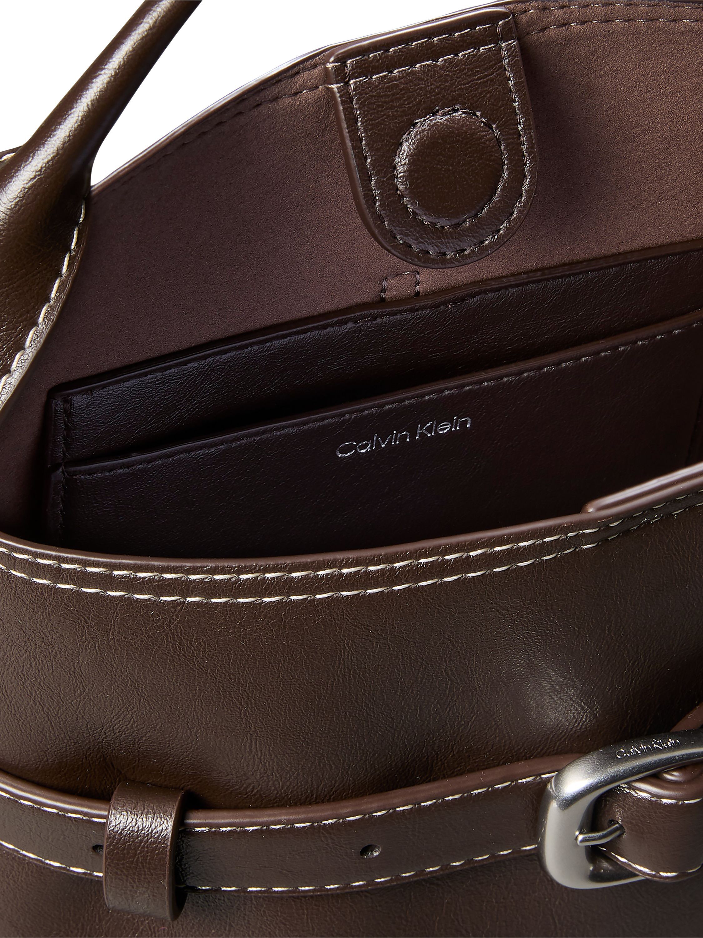 BUCKLE MINI BUCKET CROSSBODY