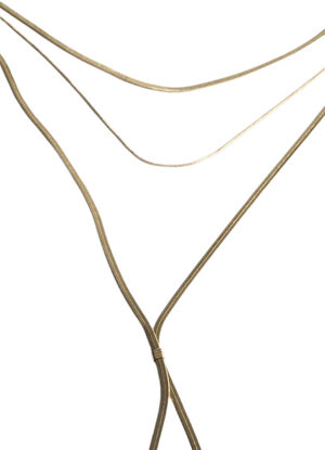 Long triple necklace