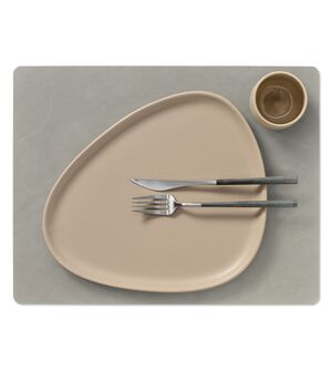 TABLE MAT SQUARE L (35x45cm) NUPO light grey