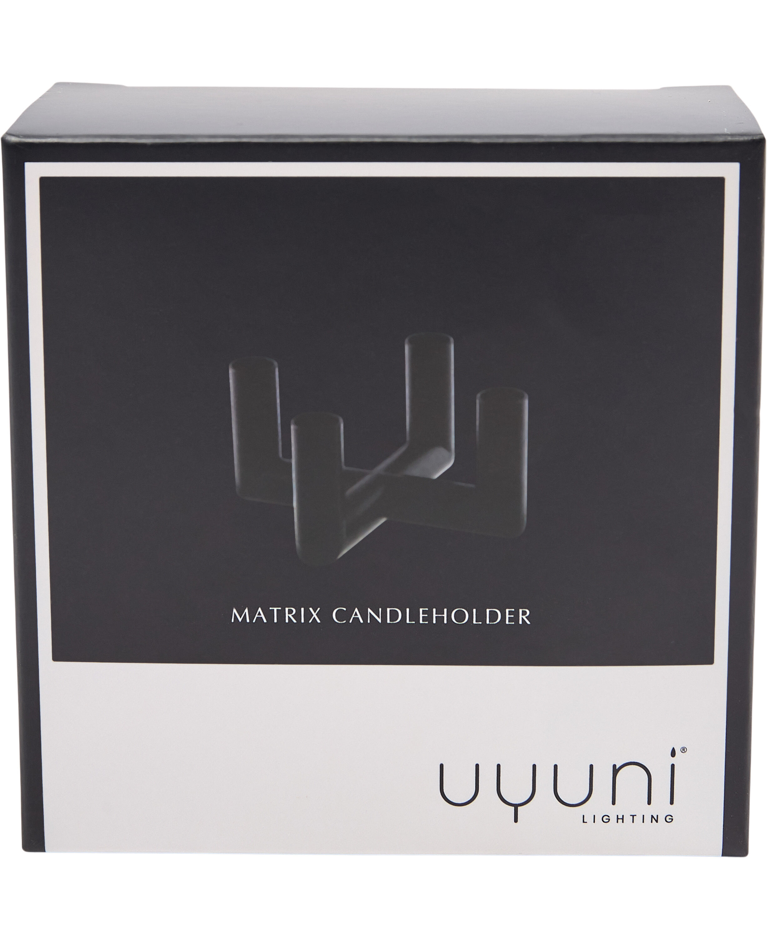 MATRIX Candle Holder - 4'arm Mini Taper - Matte Black - 7,5