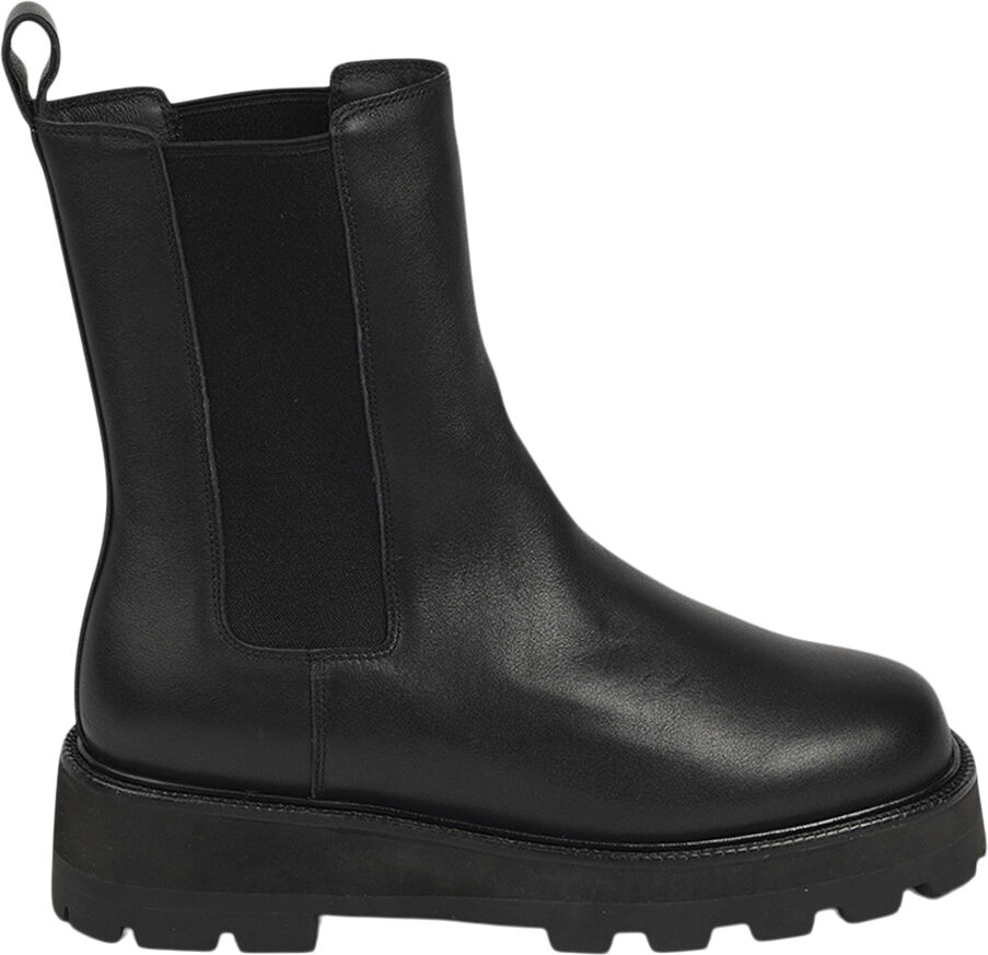 MUSALA - LEATHER BOOTS WITH FLYKNIT & SHEARLING