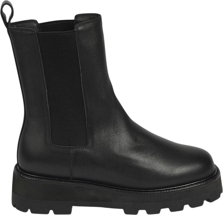 MUSALA - LEATHER BOOTS WITH FLYKNIT & SHEARLING