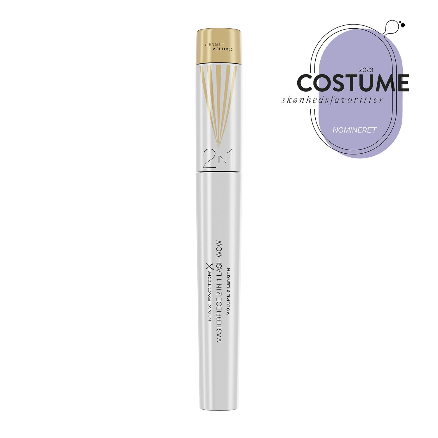 Max Factor Masterpiece 2 In 1 Lash Wow Mascara, 001 Black, 7ml