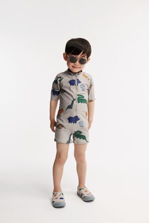 Max Printed Shortsleeve Swim Jumpsu