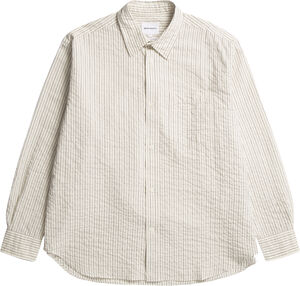 Mo Oversized Striped Shirt