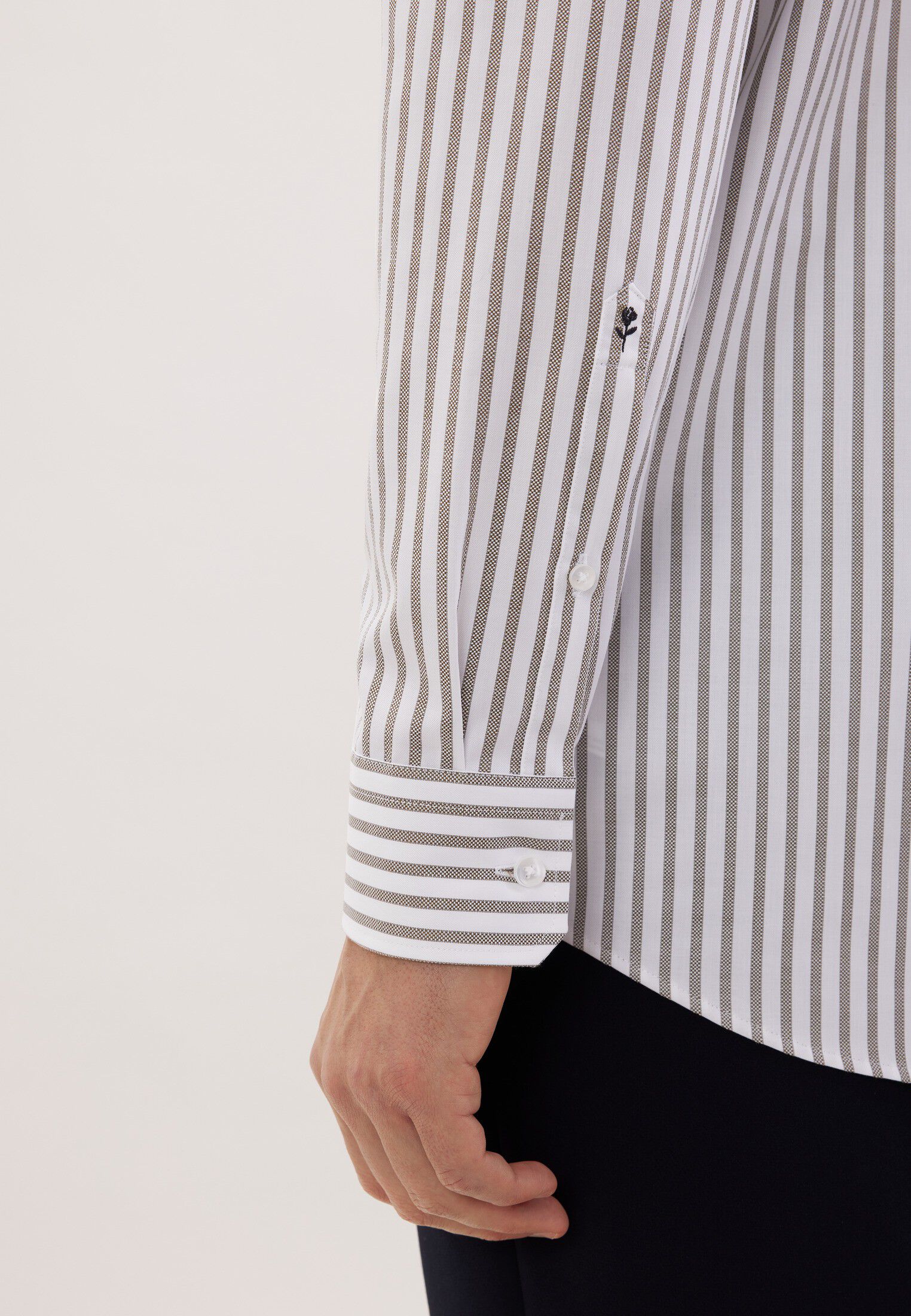 Business shirt Regular 1/1 Kent-Collar Stripes