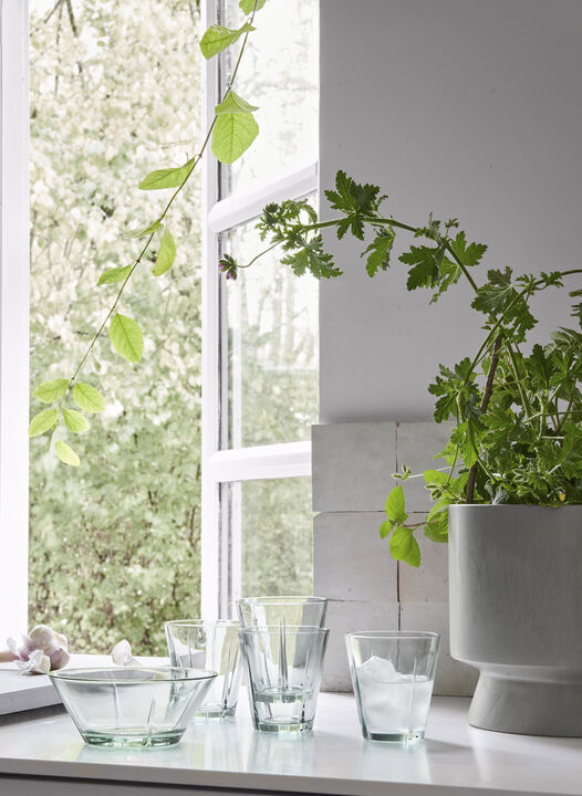 GC Glasskål Ø15 cm recycled glas tone 2 stk.