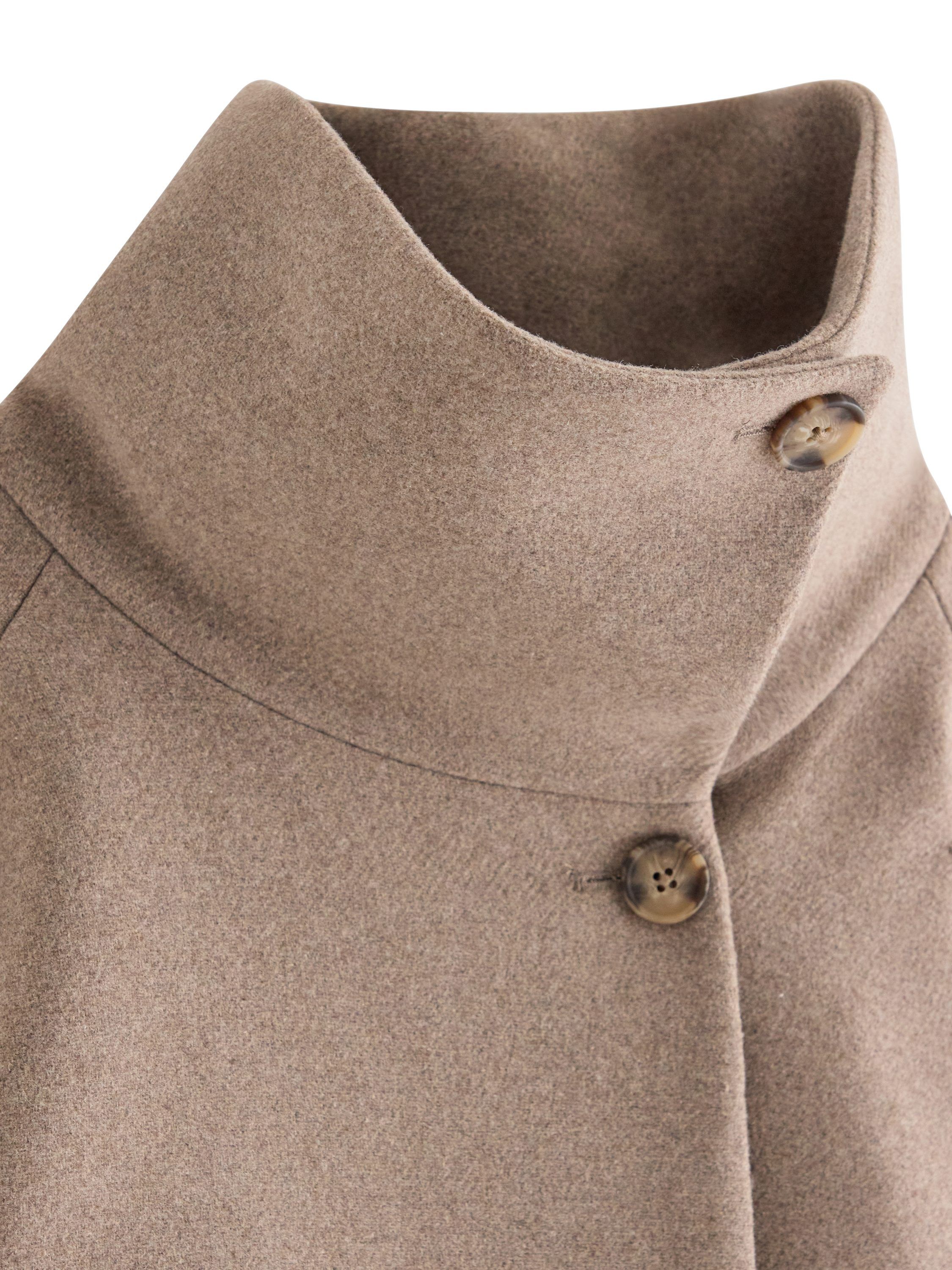 Oversized jacka i ullblandning