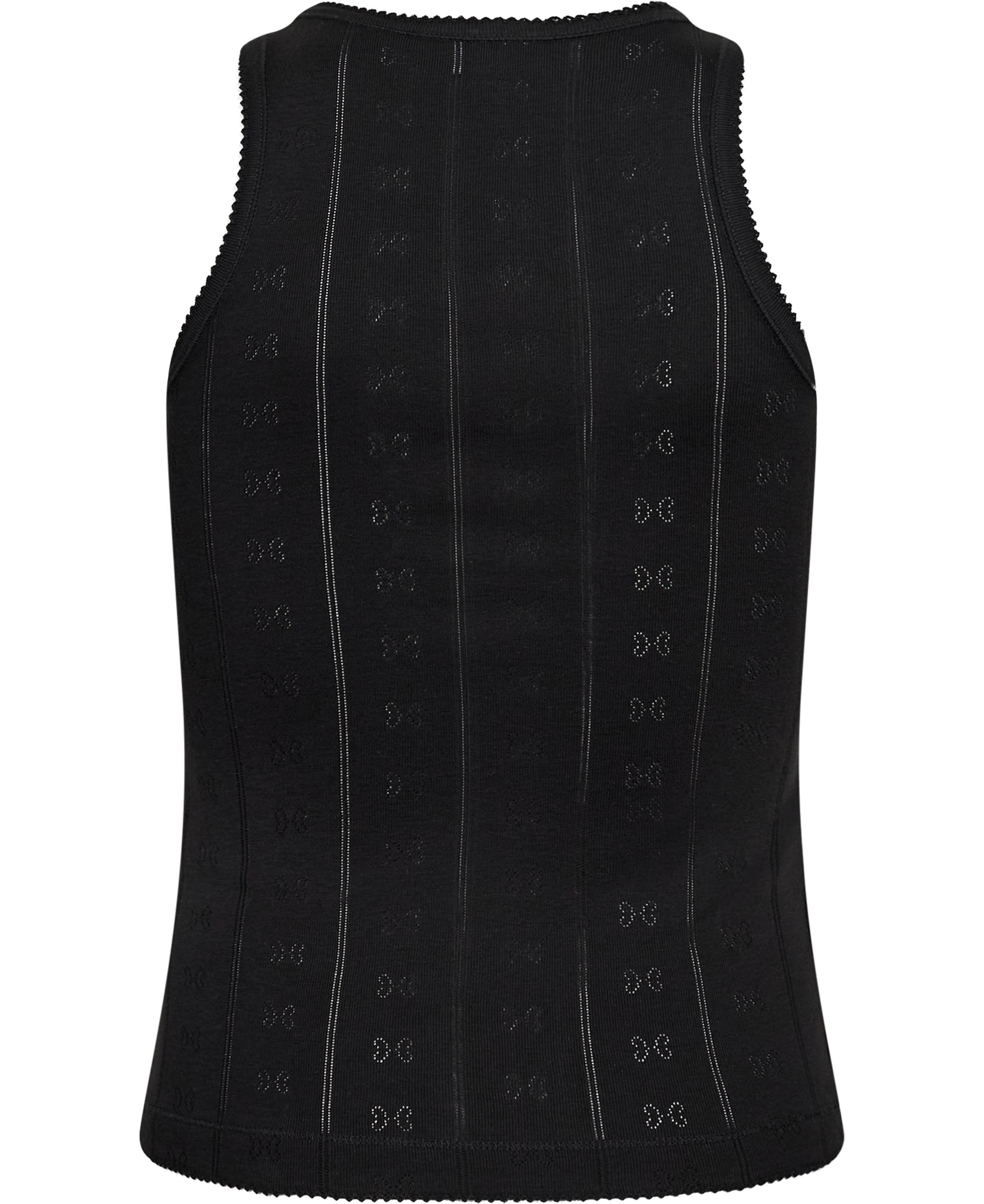 Compact pointelle rib jersey Tank t
