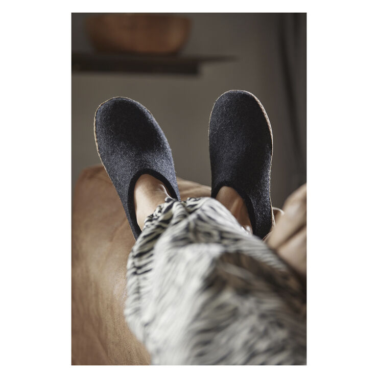 Glerups sko med skindsål