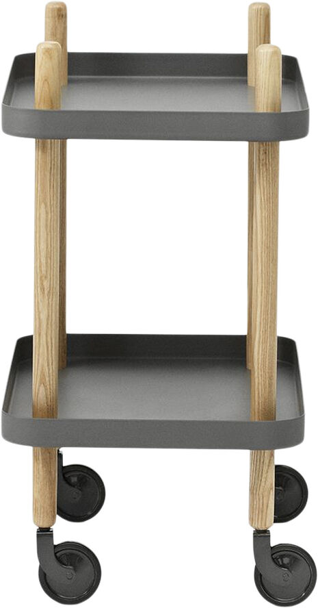 Block bord mørkgrå