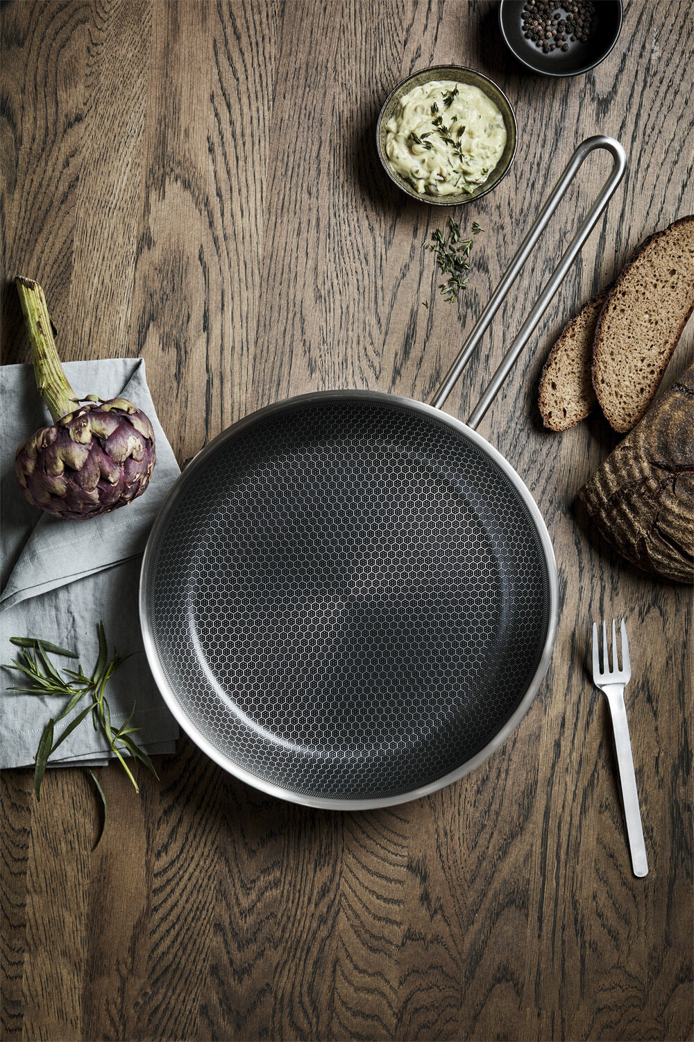 Mosaic stegepande 28 cm keramisk Slip-Let&reg; bel&aelig;gning