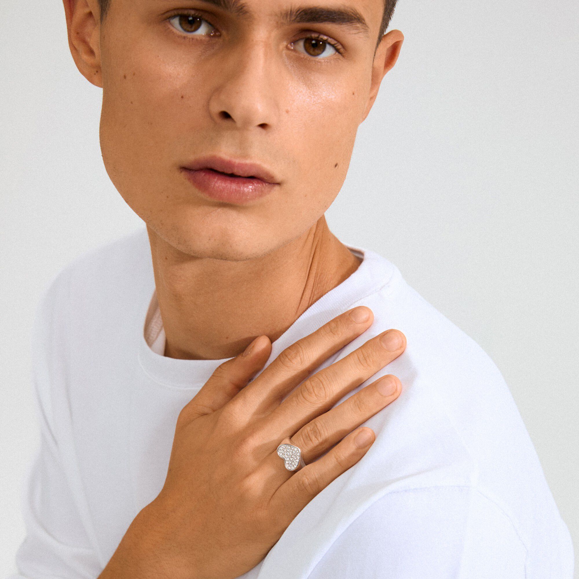 EMMETT ring silver-plated