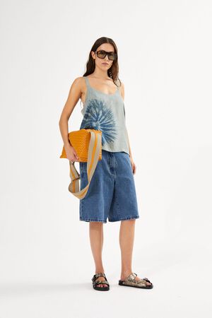 Basket weave leather bag - Sigi