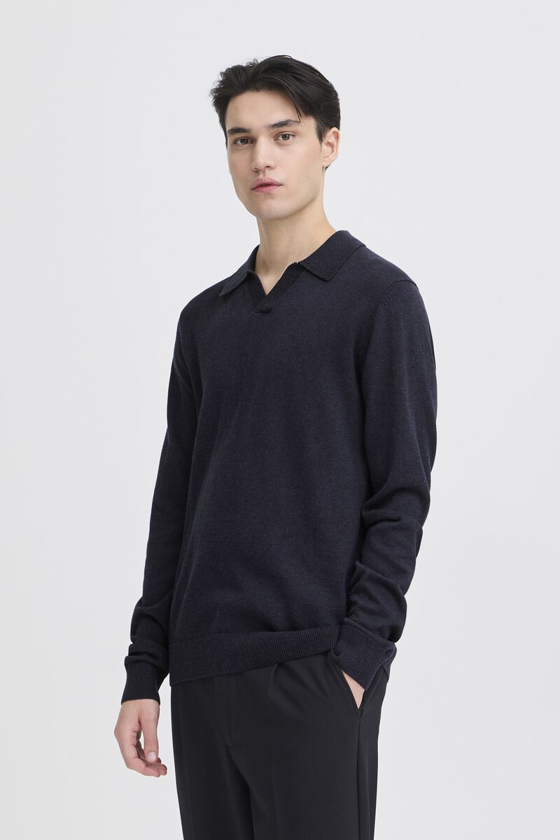 Cfbells Ls Polo Knit