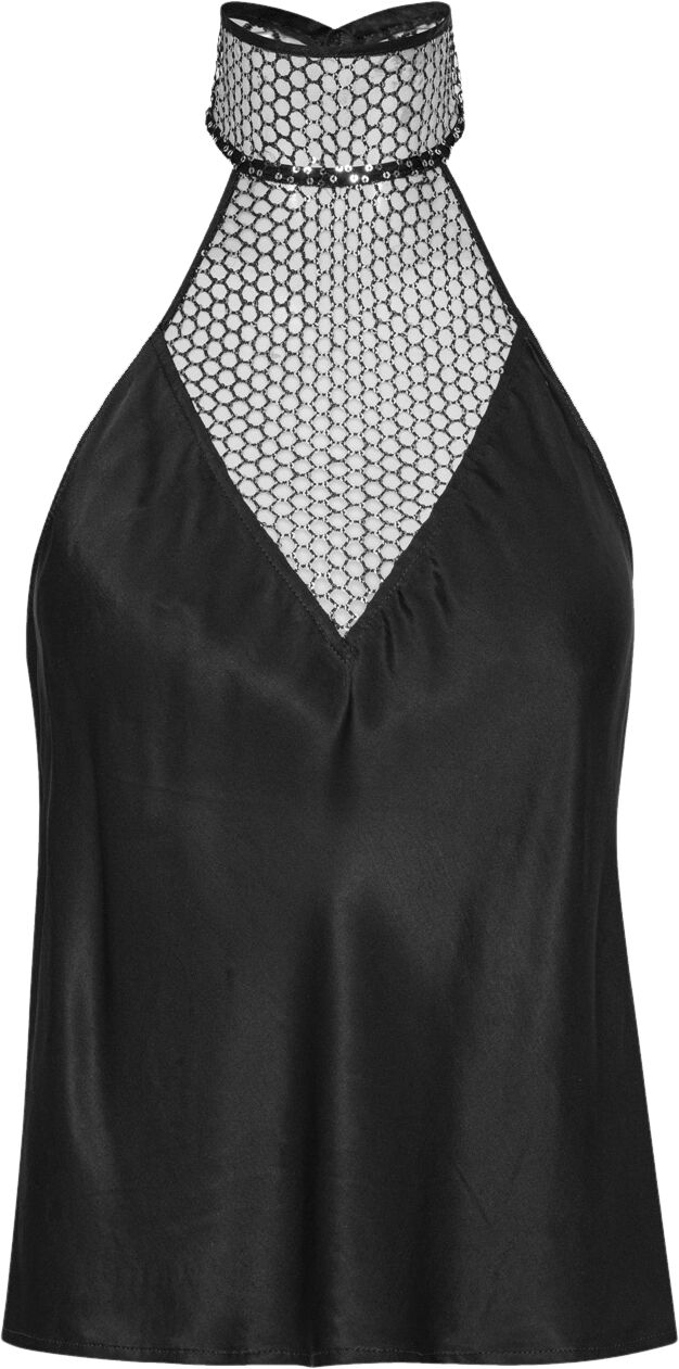 HALTERNECK SLEEVELESS TOP