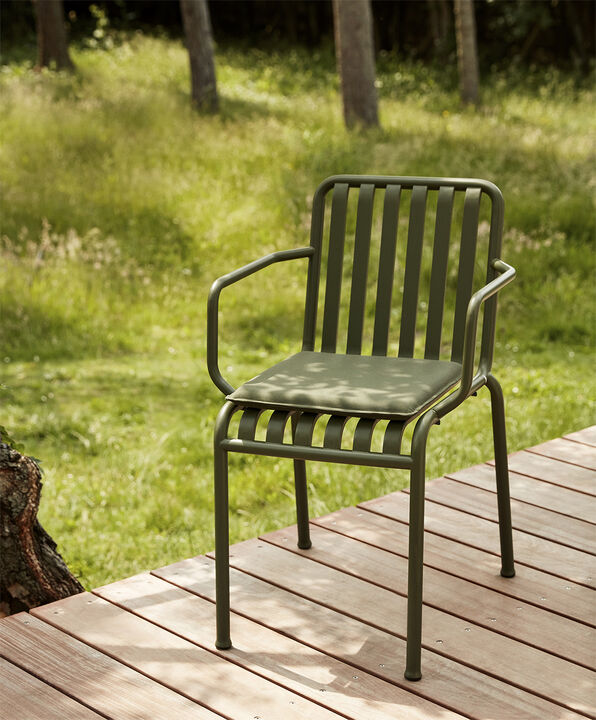 Palissade Armchair-Olive powder coa