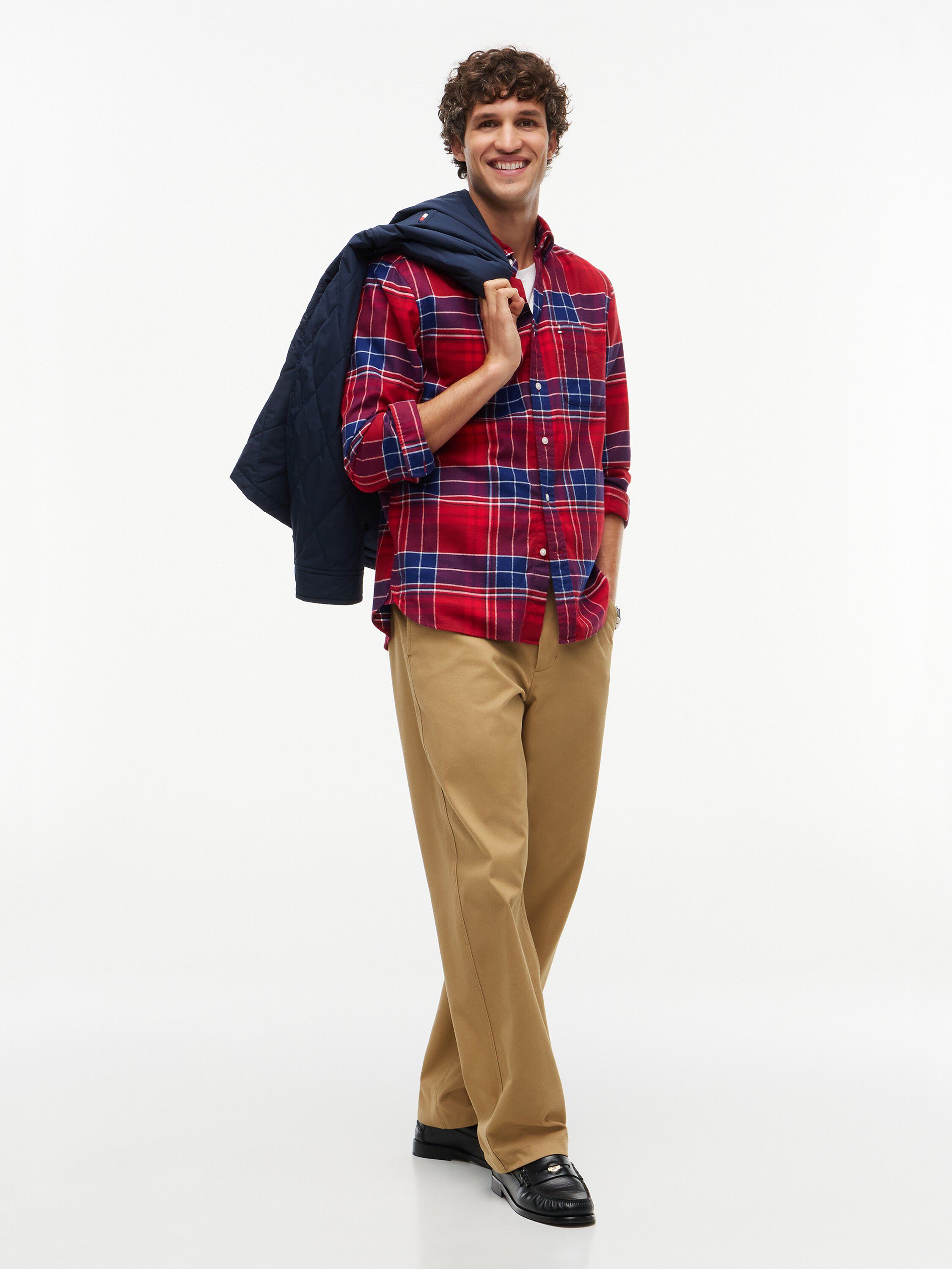 Regular Fit Tartan Check Flannel Shirt