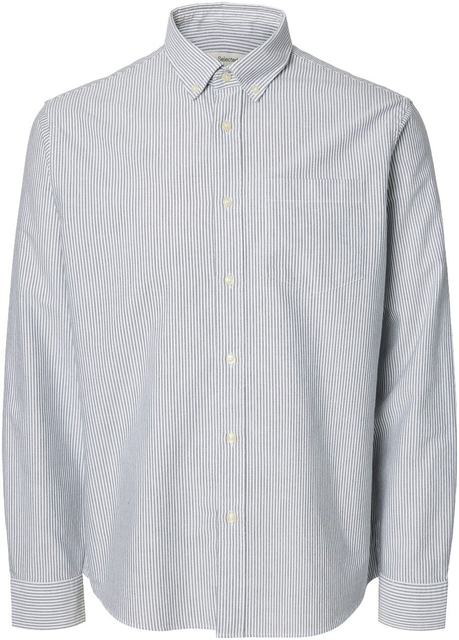 Slmcole-Rick Ox Reg Ls Shirt Noos