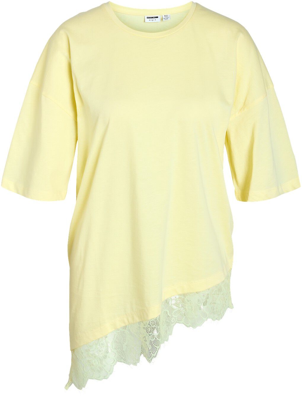 NMEASY LACE DETAIL S/S T-SHIRT /TNT