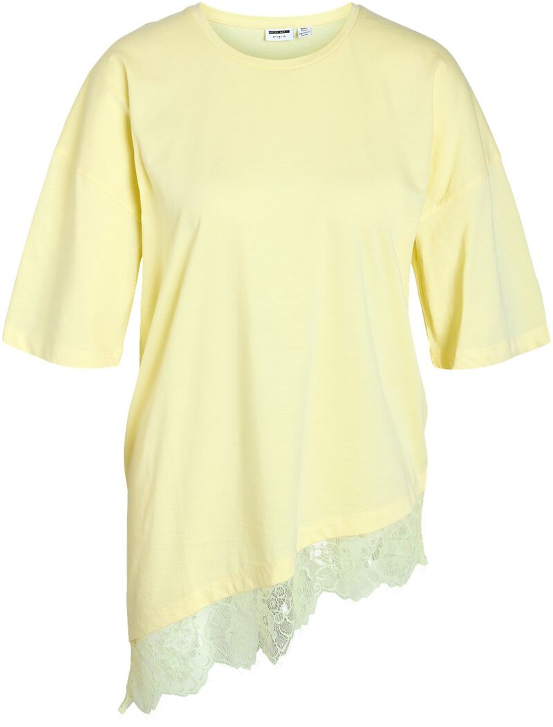 Nmeasy Lace Detail S/S T-Shirt /Tnt