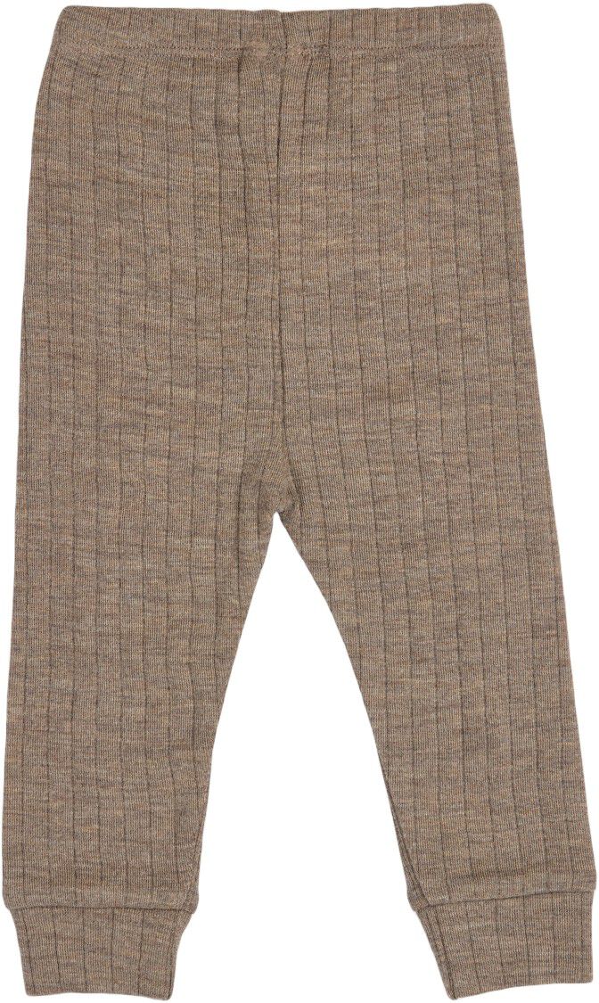 Woolly rib cuff pants
