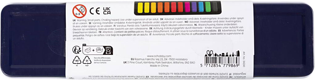 Akvarels&aelig;t, pastelfarver