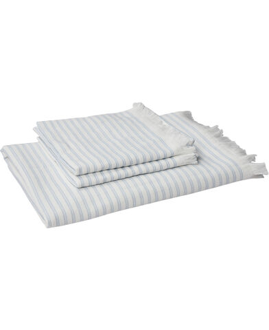 towel stripe 70x140cm cerulean col.01