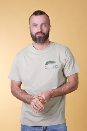 ST&AElig;RK VIND CH MEN'S BRUSHED T-SHIRT