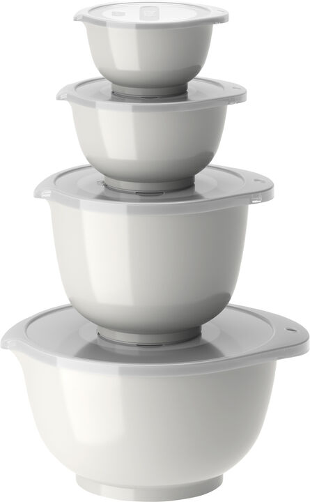 Margrethe-sæt 8 dele 0,25 + 0,5 + 1,5 + 3 L Hvid