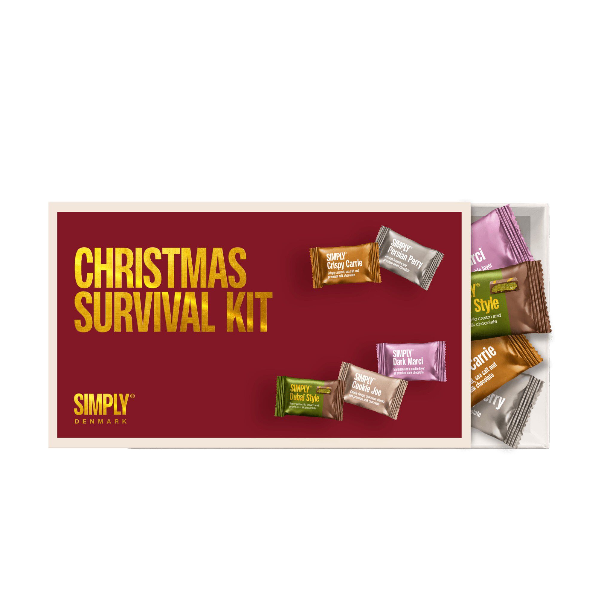 Simply&reg; JULE&AElig;SKE M chokolade&aelig;ske (240g)