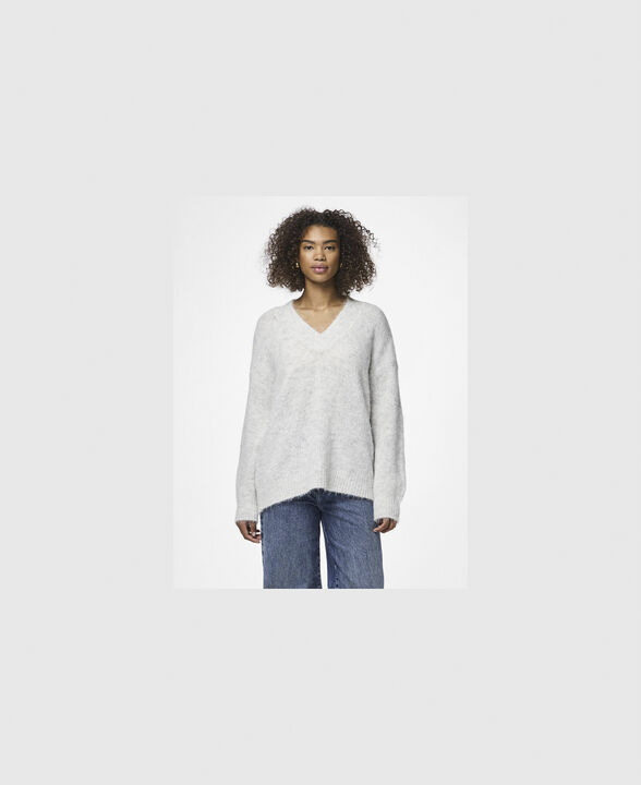 PCNADINA LS V-NECK KNIT D2D BC