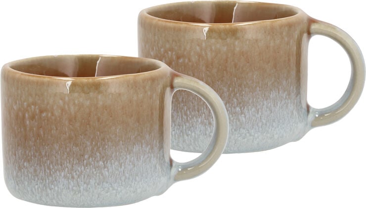 Espressokop Styles 0,08 liter 2 stk. Blå/Amber Stentøj