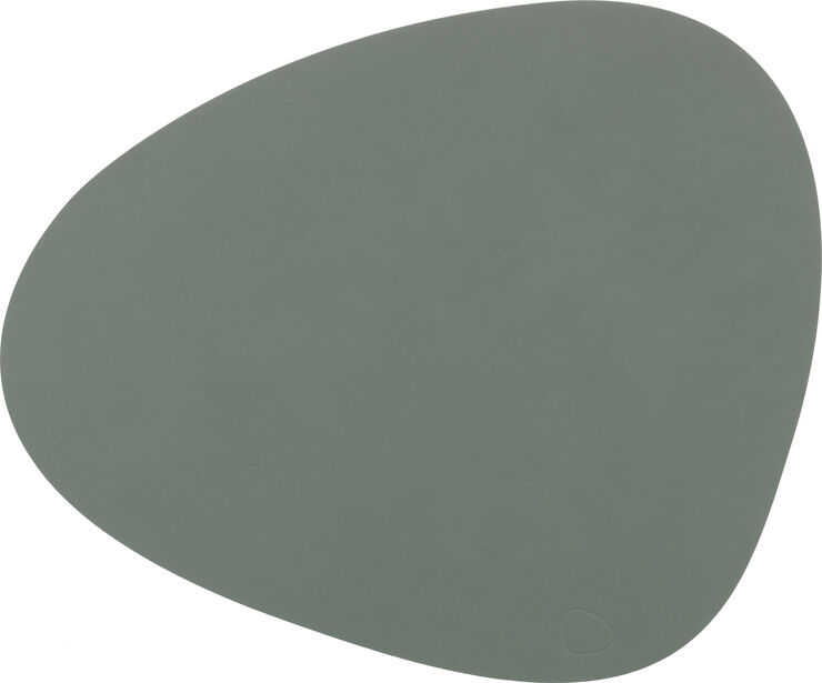 TABLE MAT CURVE L (37x44cm) NUPO pastel green