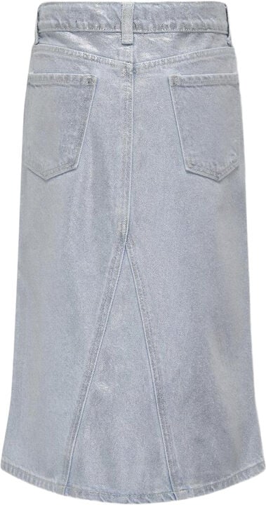 KOGCANAL MAXI SKIRT SILVER DNM RED