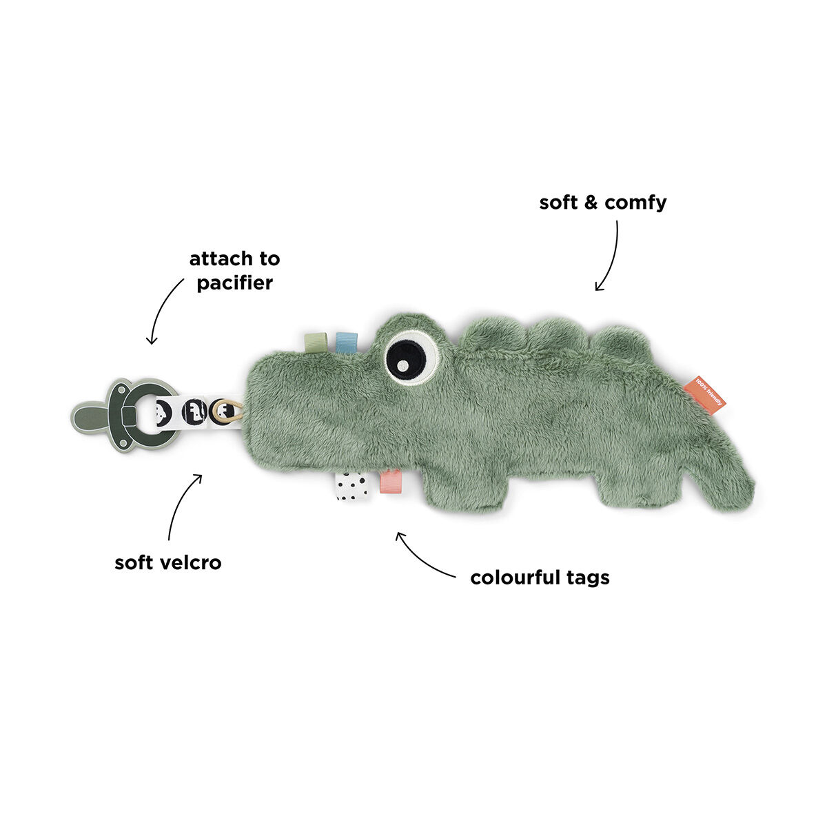 Nusseklud Croco Gr&oslash;n