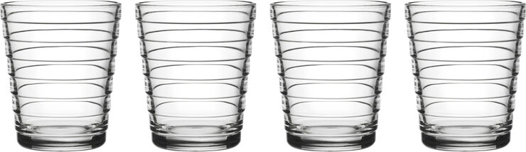 Aino Aalto 22cl glas - klar 4stk