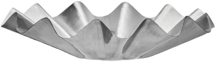 Sk&aring;l, HDFlood, B&oslash;rstet s&oslash;lvfinish