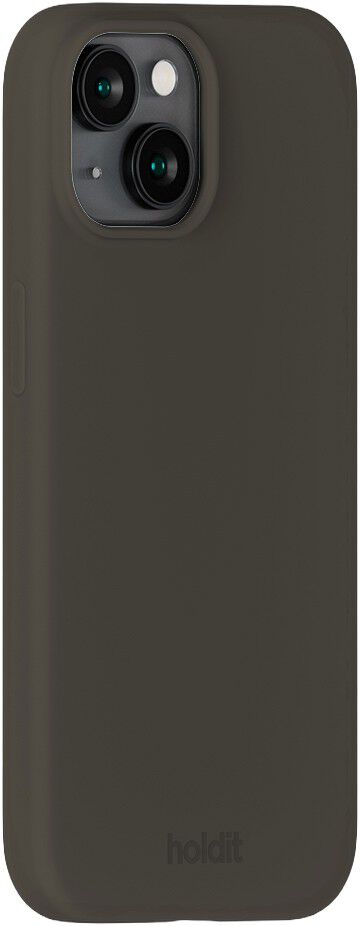 Silicone Case iPhone 15 Charcoal