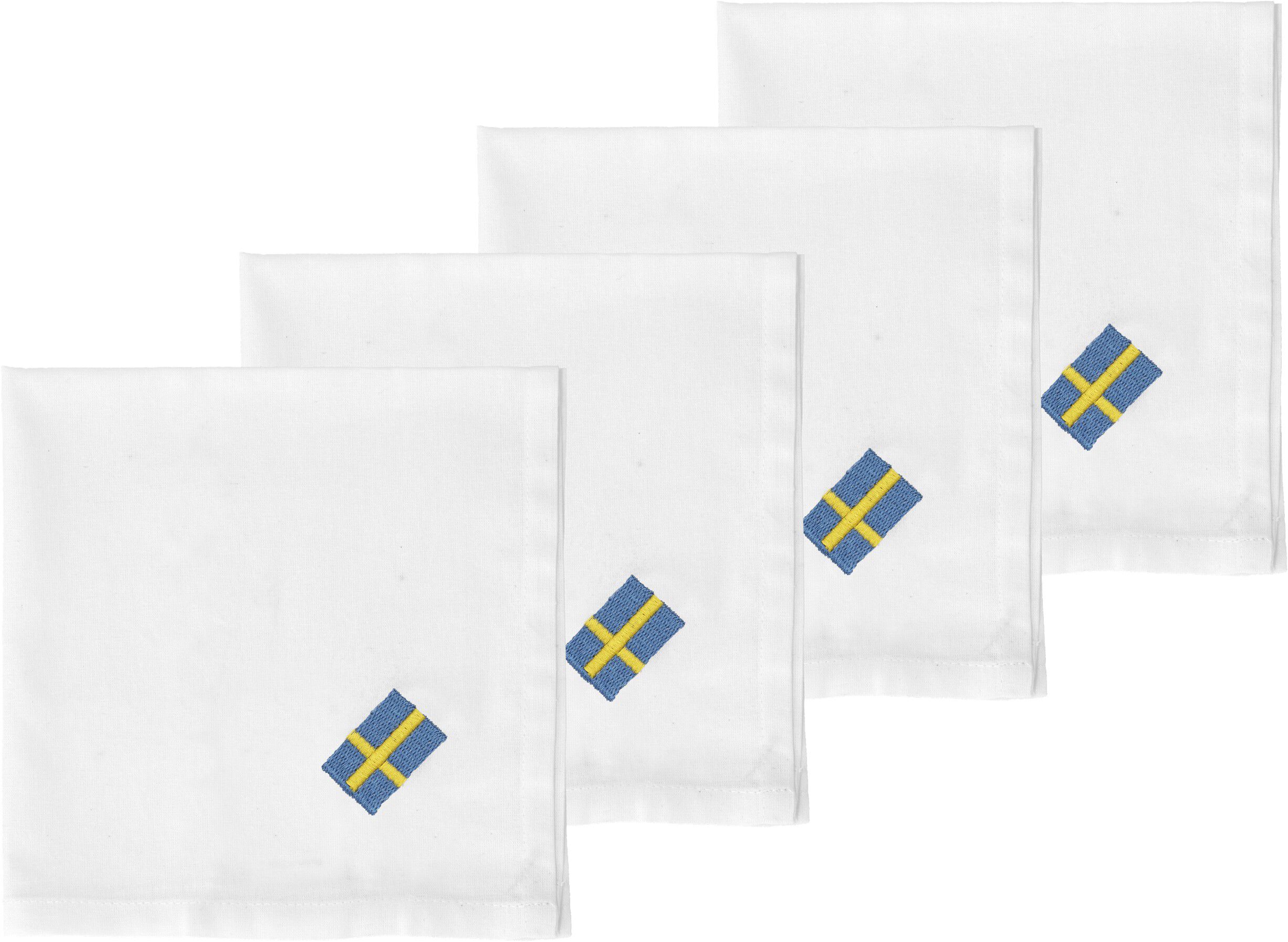 Stofservietter 40x40 Festlig 4 stk.