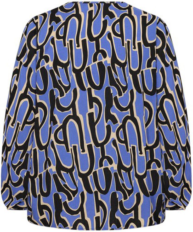 Curvy WA-VALERA 1 Bluse Blå